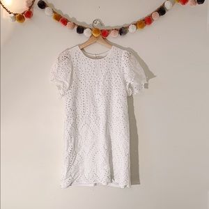 Loveriche Eyelet Mini Dress size Medium